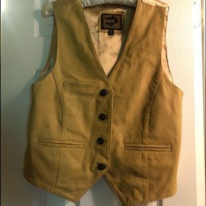 Leather vest
